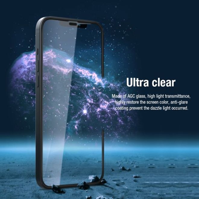 Nillkin - iPhone 12 Pro Max Schutzglas Displayschutz - aus gehärtetem Glas - Vollabdeckung