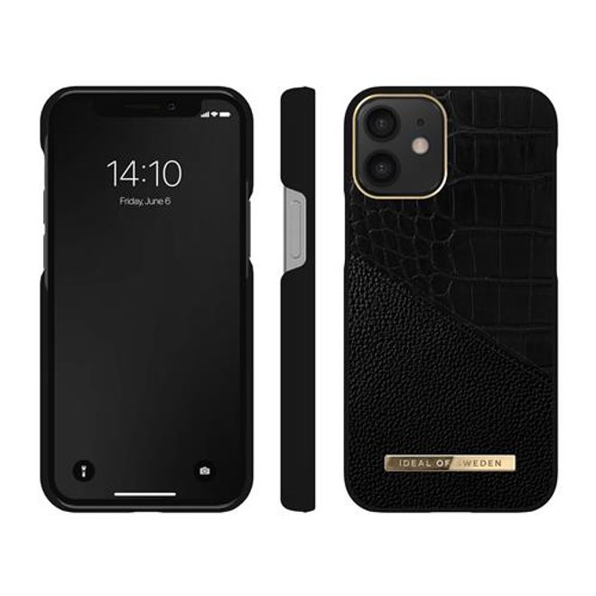 iDeal of Sweden - iPhone 12 mini Hülle, Designer Case Nightfall Croco - mehrfarbig