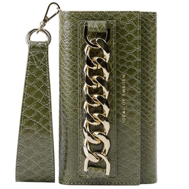 iDeal of Sweden - iPhone 12 mini Hülle - Clutch - Green Snake