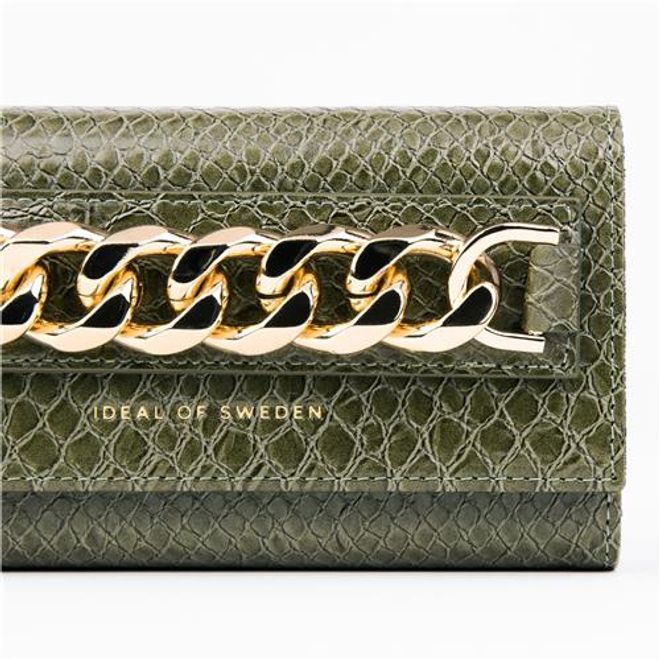 iDeal of Sweden - iPhone 12 mini Hülle - Clutch - Green Snake