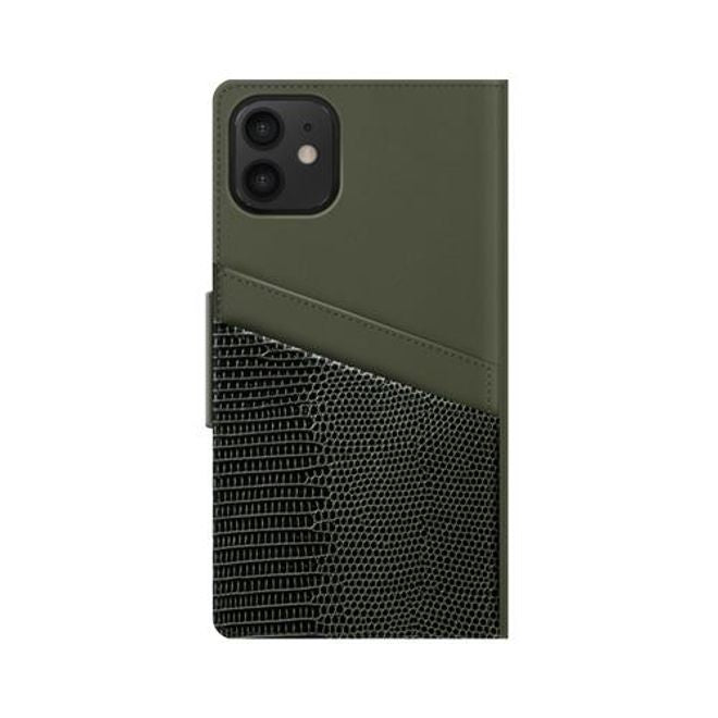 iDeal of Sweden - iPhone 12 mini Hülle - Designer Bookcover Metal Woods - mehrfarbig