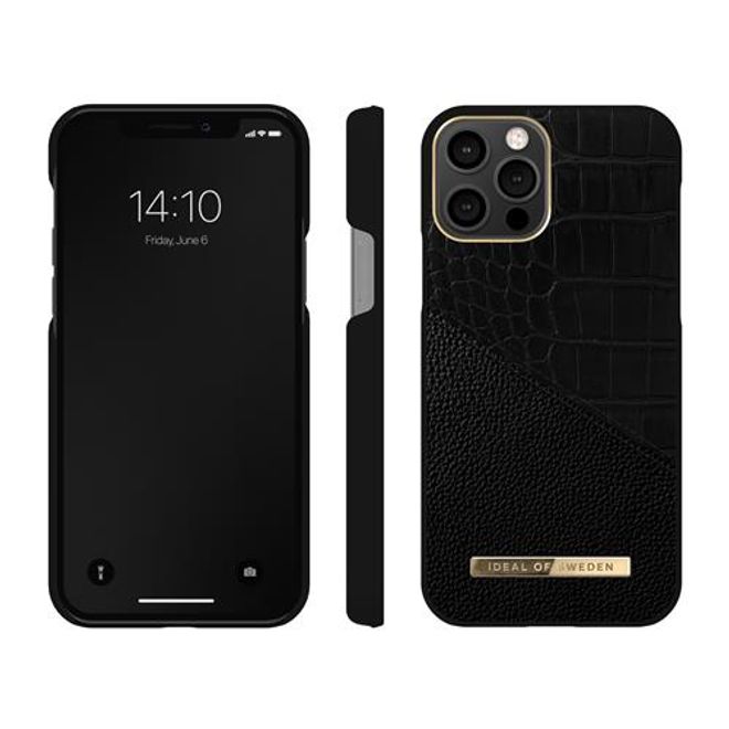 iDeal of Sweden - iPhone 12 / iPhone 12 Pro Hülle, Designer Case Nightfall Croco - mehrfarbig