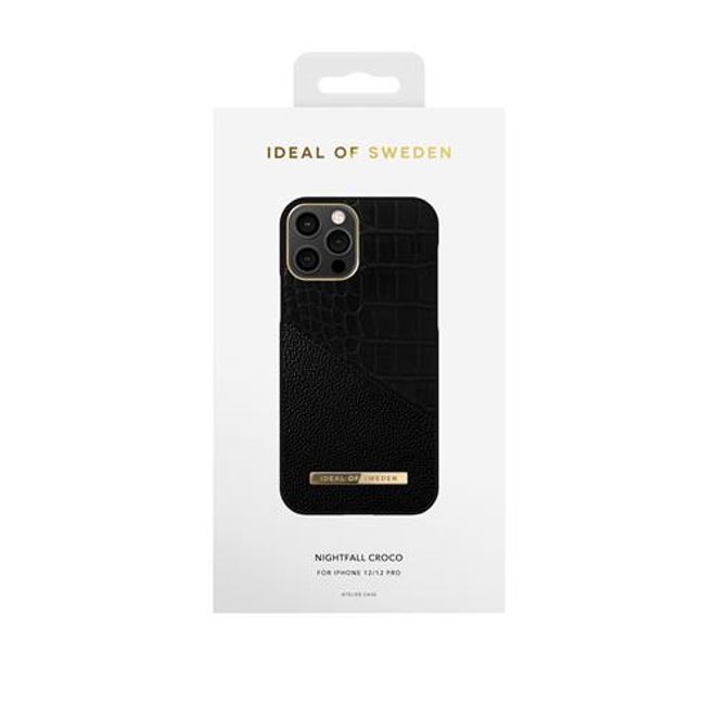 iDeal of Sweden - iPhone 12 / iPhone 12 Pro Hülle, Designer Case Nightfall Croco - mehrfarbig
