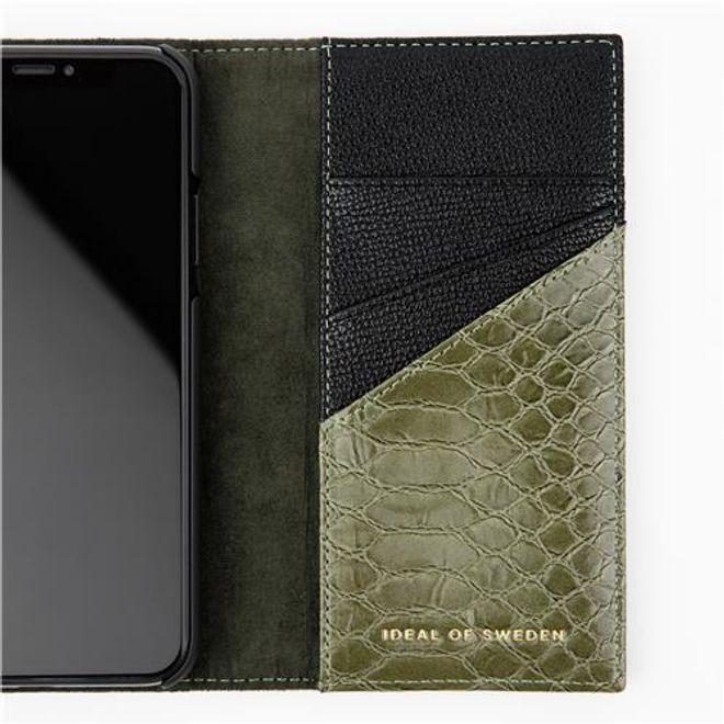 iDeal of Sweden - iPhone 12 / iPhone 12 Pro Hülle - Clutch - Green Snake