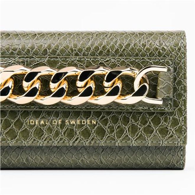 iDeal of Sweden - iPhone 12 / iPhone 12 Pro Hülle - Clutch - Green Snake