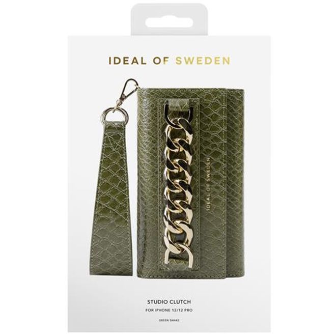 iDeal of Sweden - iPhone 12 / iPhone 12 Pro Hülle - Clutch - Green Snake