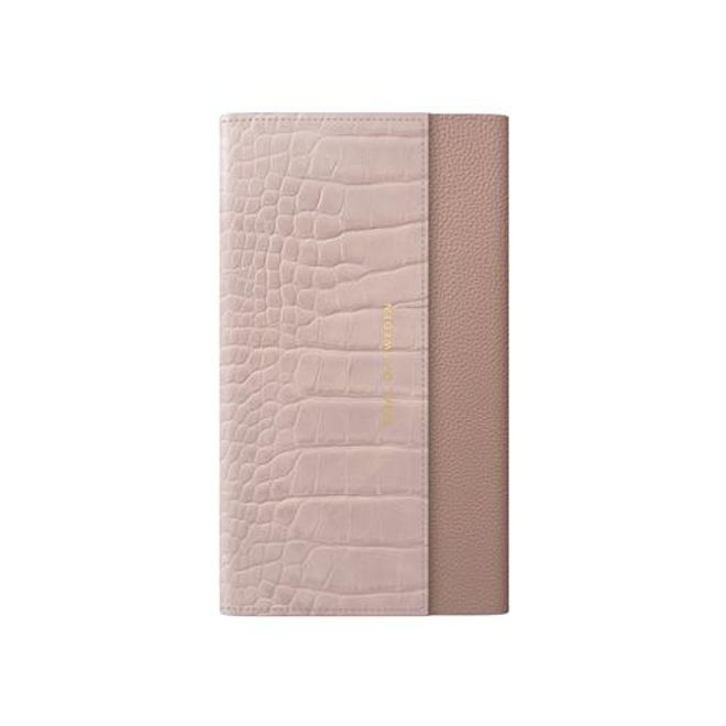 iDeal of Sweden - iPhone 12 / iPhone 12 Pro Hülle - Designer Bookcover Misty Rose Croco - mehrfarbig