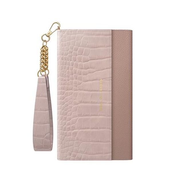 iDeal of Sweden - iPhone 12 / iPhone 12 Pro Hülle - Designer Bookcover Misty Rose Croco - mehrfarbig