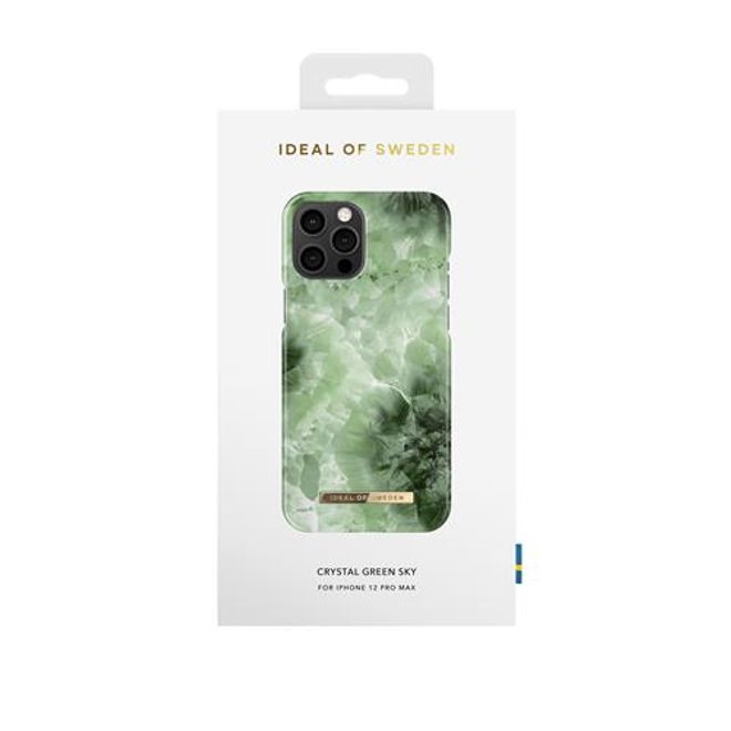 iDeal of Sweden - iPhone 12 Pro Max Hülle, Designer Case Crystal Green Sky - mehrfarbig