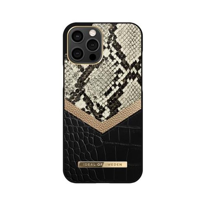 iDeal of Sweden - iPhone 12 Pro Max Hülle, Designer Case Midnight Python - mehrfarbig