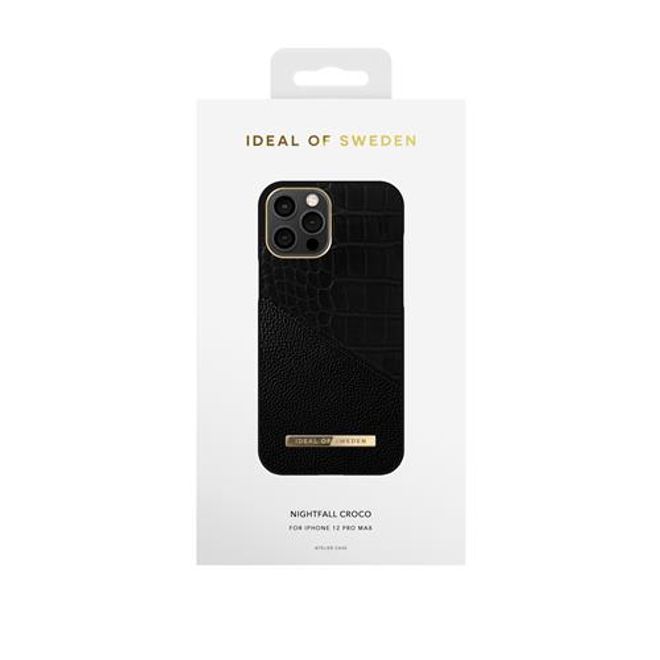 iDeal of Sweden - iPhone 12 Pro Max Hülle, Designer Case Nightfall Croco - mehrfarbig