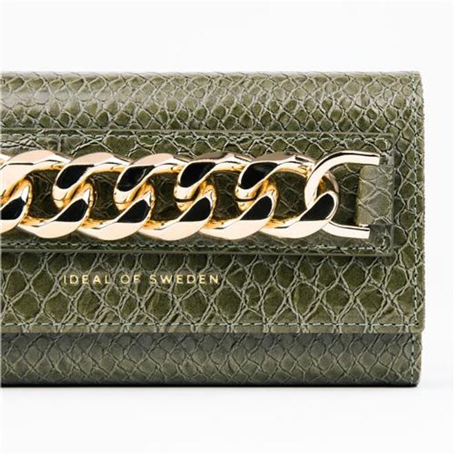 iDeal of Sweden - iPhone 12 Pro Max Hülle - Clutch - Green Snake
