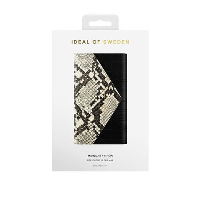 iDeal of Sweden - iPhone 12 Pro Max Hülle - Designer Bookcover Midnight Python - mehrfarbig