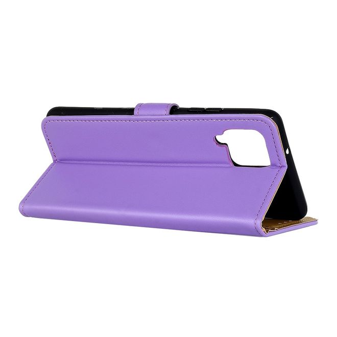 Samsung Galaxy A42 5G Handy Hülle - Classic II Leder Bookcover Series - purpur