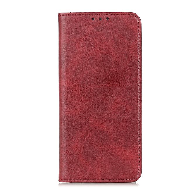 Samsung Galaxy A42 5G Handy Hülle - Classic V Leder Bookcover Series - rot