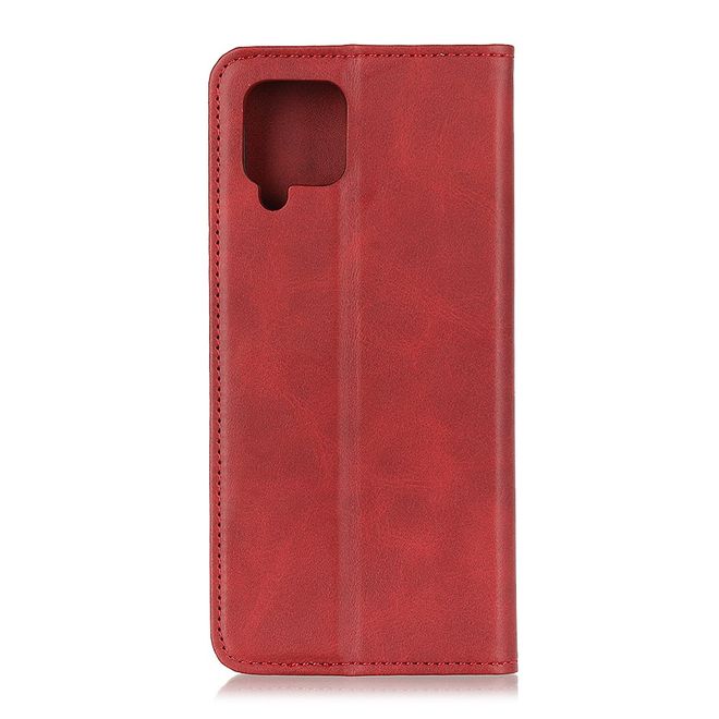 Samsung Galaxy A42 5G Handy Hülle - Classic V Leder Bookcover Series - rot