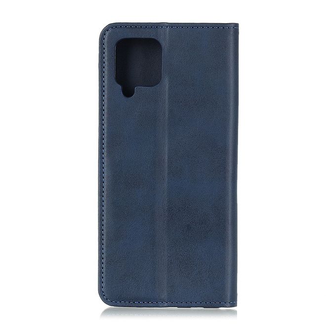 Samsung Galaxy A42 5G Handy Hülle - Classic V Leder Bookcover Series - blau