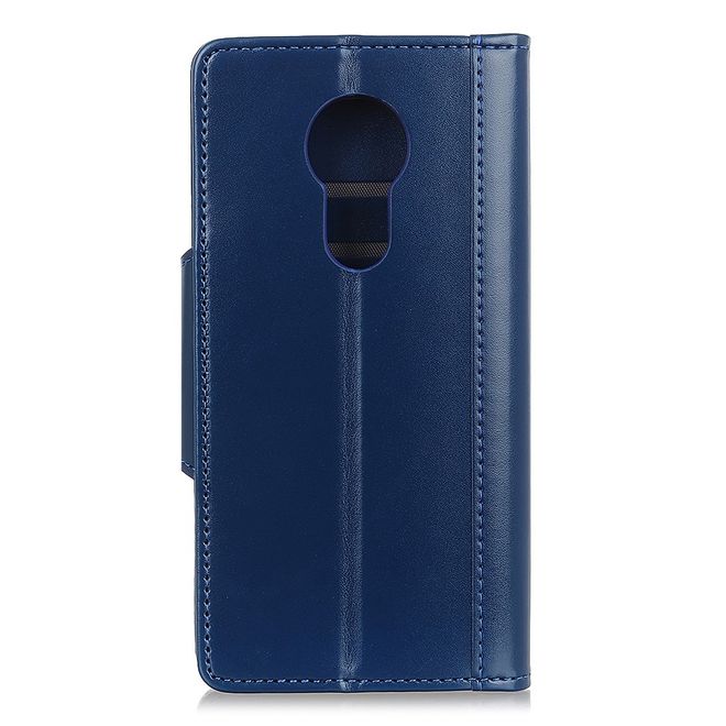 Nokia 3.4 Hülle - Stylisches Leder Bookcover - blau