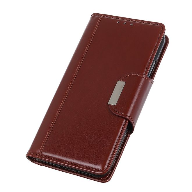 Nokia 3.4 Hülle - Stylisches Leder Bookcover - braun