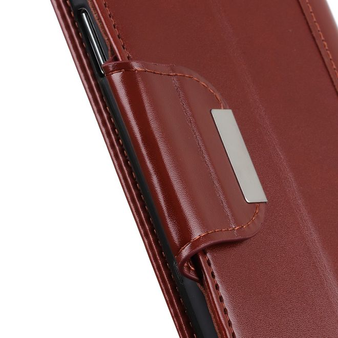 Nokia 3.4 Hülle - Stylisches Leder Bookcover - braun