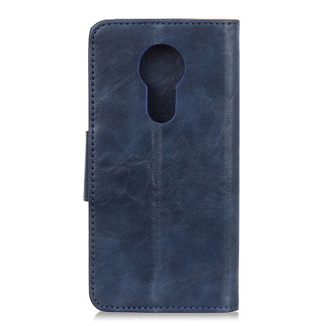 Nokia 3.4 Handyhülle - Crazy Horse IV Leder Bookcover Series - blau