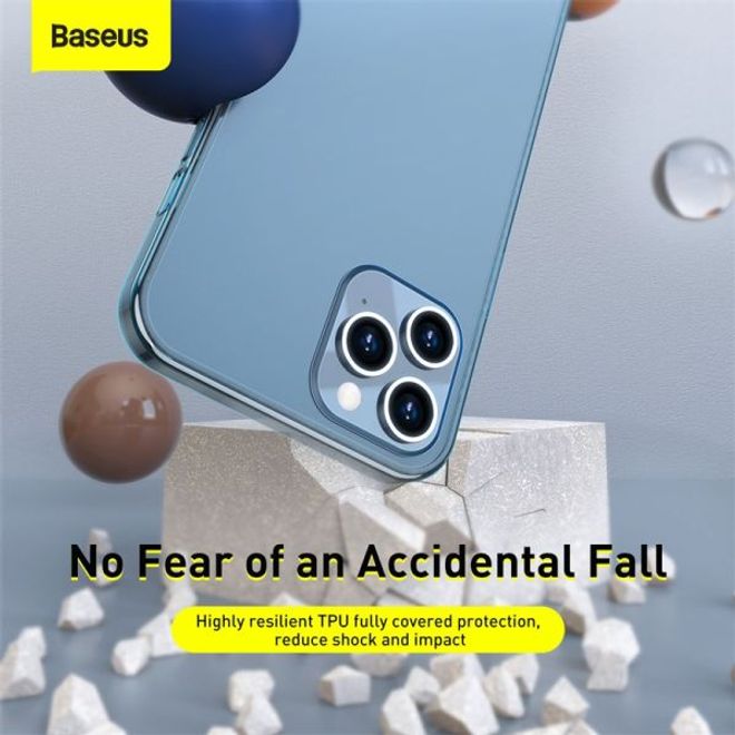Baseus - iPhone 12 / iPhone 12 Pro Hülle - PanzerGlas Rückseite & TPU Ränder - FROSTED GLASS - grün matt