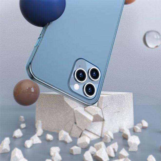 Baseus - iPhone 12 Pro Max Hülle - PanzerGlas Rückseite & TPU Ränder - FROSTED GLASS - grün matt