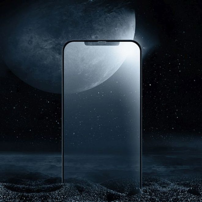 Baseus - iPhone 12 mini Panzerglas - Curved Frosted Displayschutz (0.25 mm) - matt schwarz
