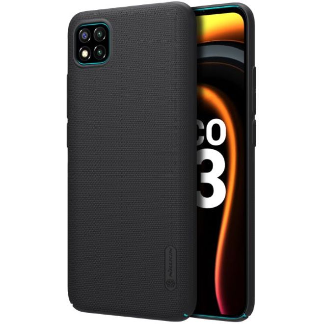 Nillkin - Xiaomi Poco C3 Hülle - Plastik Case - Super Frosted Shield Series - schwarz