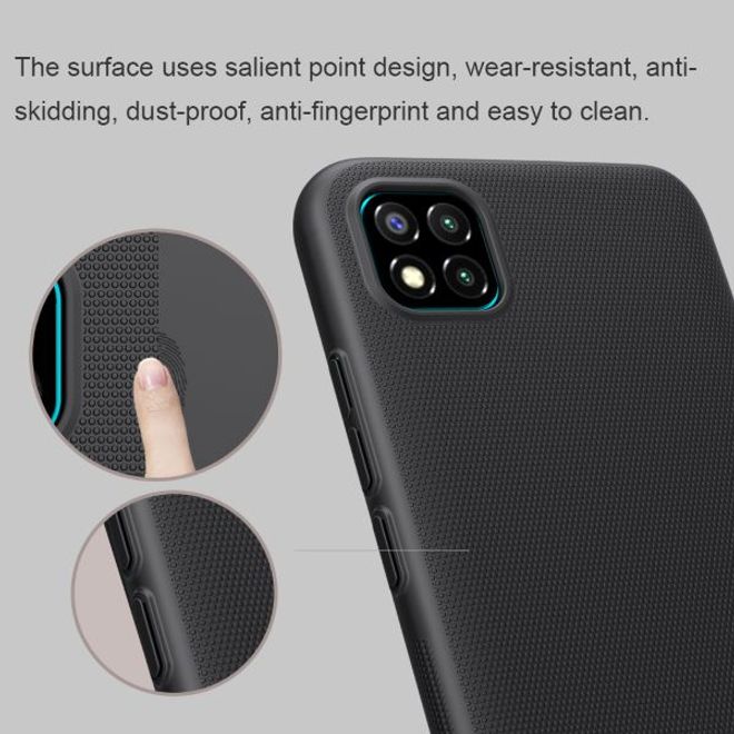 Nillkin - Xiaomi Poco C3 Hülle - Plastik Case - Super Frosted Shield Series - schwarz