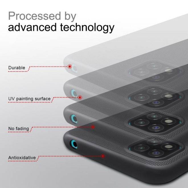 Nillkin - Xiaomi Poco C3 Hülle - Plastik Case - Super Frosted Shield Series - schwarz