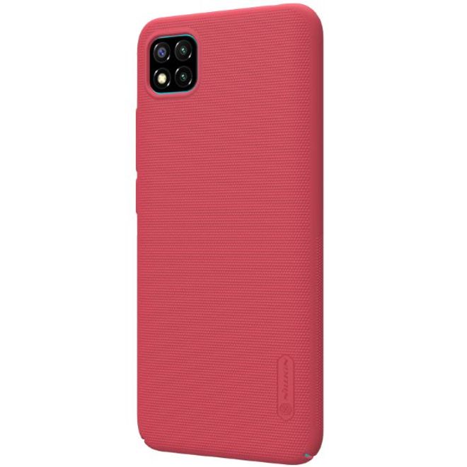 Nillkin - Xiaomi Poco C3 Hülle - Plastik Case - Super Frosted Shield Series - rot