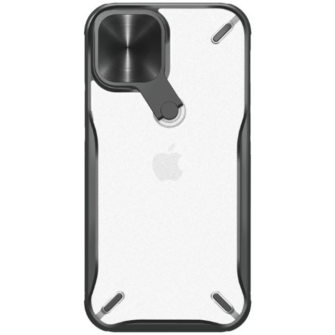 Nillkin - iPhone 12 mini Hülle - Hardcase mit Kickstand - Cyclops Series - schwarz