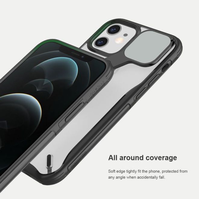 Nillkin - iPhone 12 mini Hülle - Hardcase mit Kickstand - Cyclops Series - schwarz