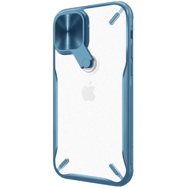 Nillkin - iPhone 12 mini Hülle - Hardcase mit Kickstand - Cyclops Series - blau