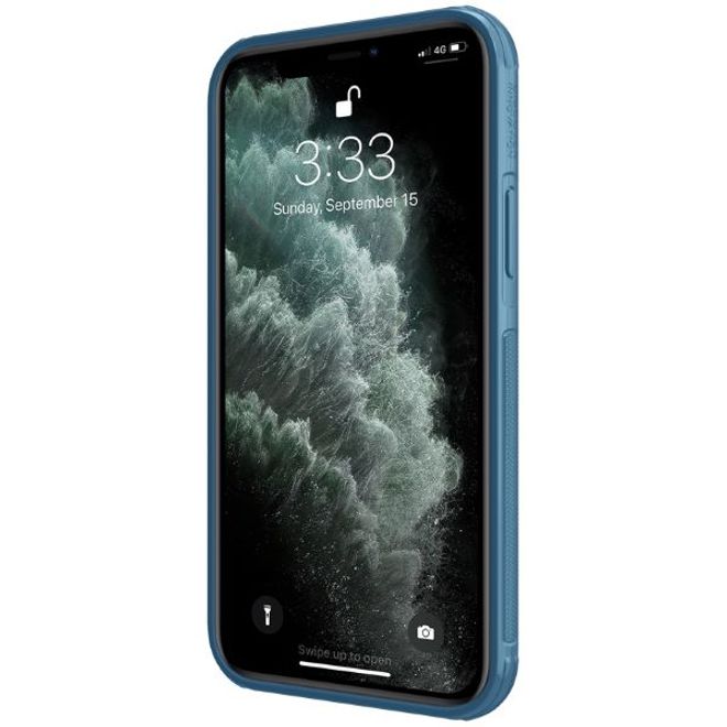 Nillkin - iPhone 12 mini Hülle - Hardcase mit Kickstand - Cyclops Series - blau