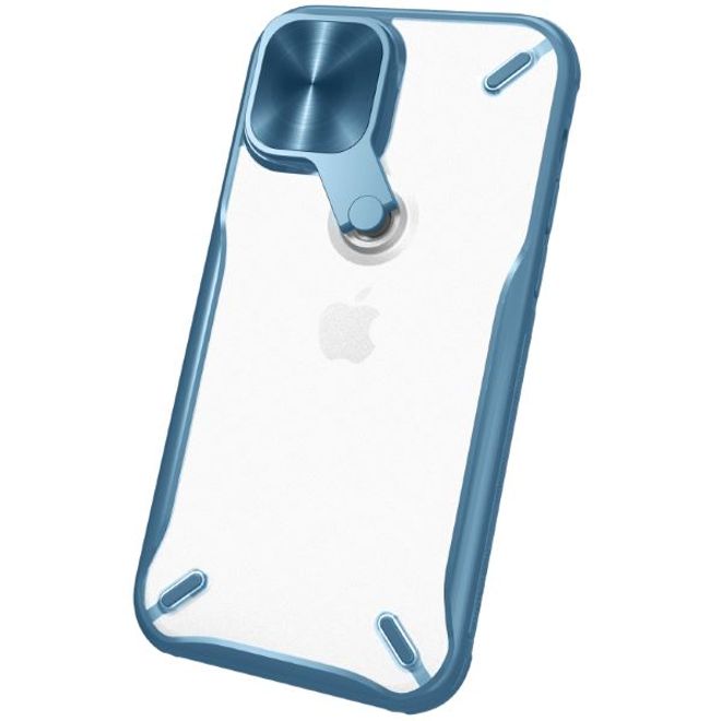 Nillkin - iPhone 12 mini Hülle - Hardcase mit Kickstand - Cyclops Series - blau