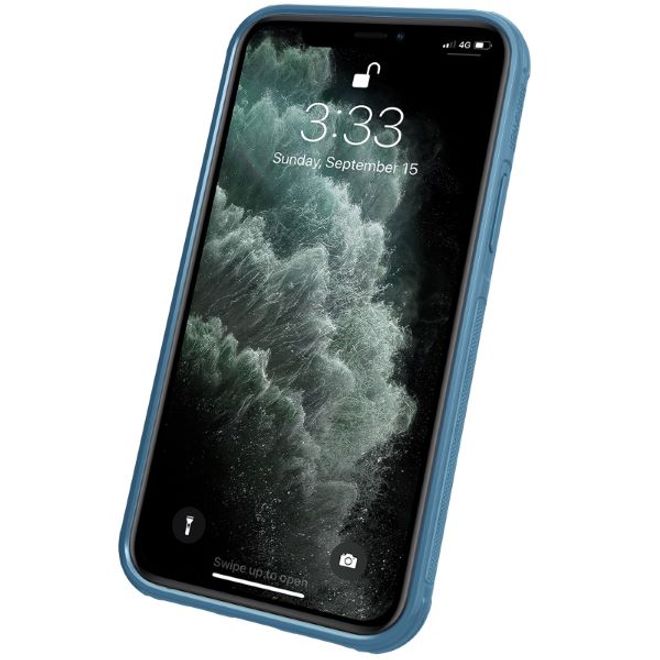 Nillkin - iPhone 12 mini Hülle - Hardcase mit Kickstand - Cyclops Series - blau