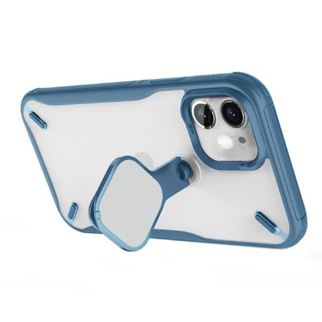 Nillkin - iPhone 12 mini Hülle - Hardcase mit Kickstand - Cyclops Series - blau