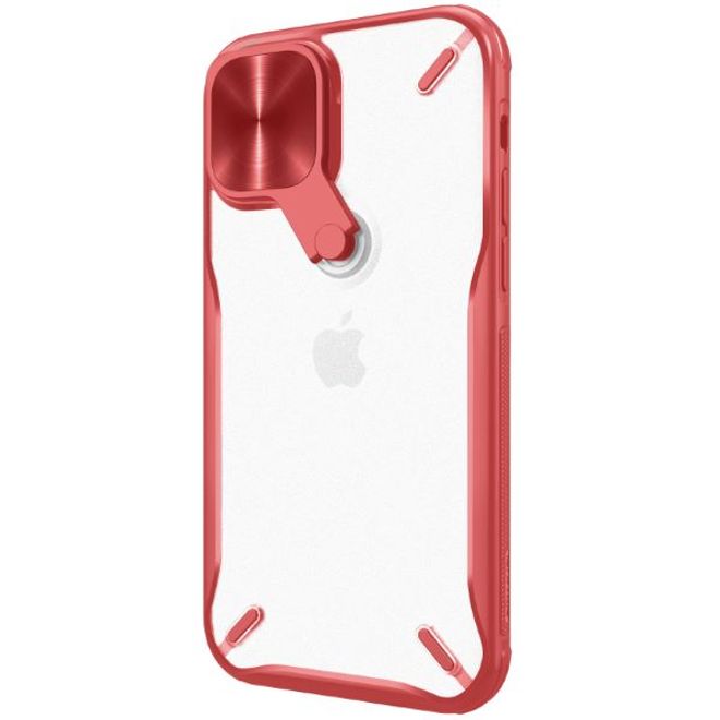 Nillkin - iPhone 12 mini Hülle - Hardcase mit Kickstand - Cyclops Series - rot