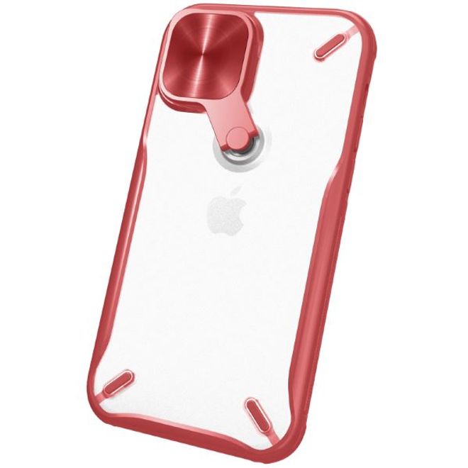 Nillkin - iPhone 12 mini Hülle - Hardcase mit Kickstand - Cyclops Series - rot