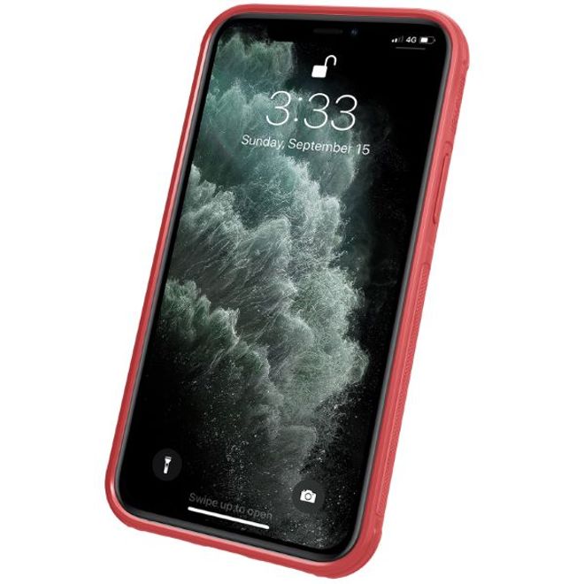 Nillkin - iPhone 12 mini Hülle - Hardcase mit Kickstand - Cyclops Series - rot
