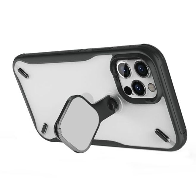 Nillkin - iPhone 12 Pro Max Hülle - Hardcase mit Kickstand - Cyclops Series - schwarz