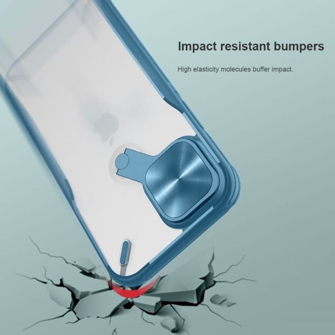 Nillkin - iPhone 12 Pro Max Hülle - Hardcase mit Kickstand - Cyclops Series - dunkelgrün