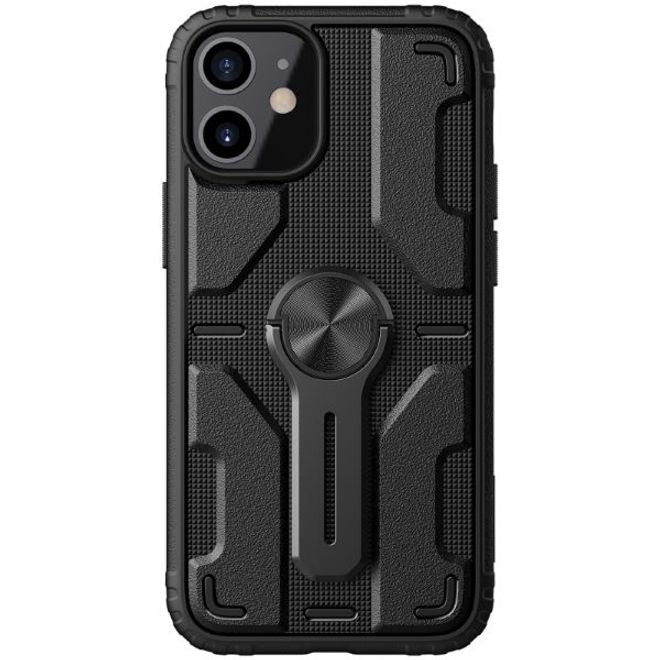 Nillkin - iPhone 12 mini Hülle - Hardcase mit Kickstand - Medley Series - schwarz