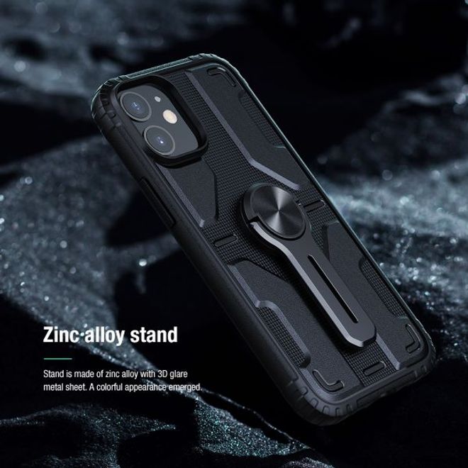 Nillkin - iPhone 12 mini Hülle - Hardcase mit Kickstand - Medley Series - schwarz