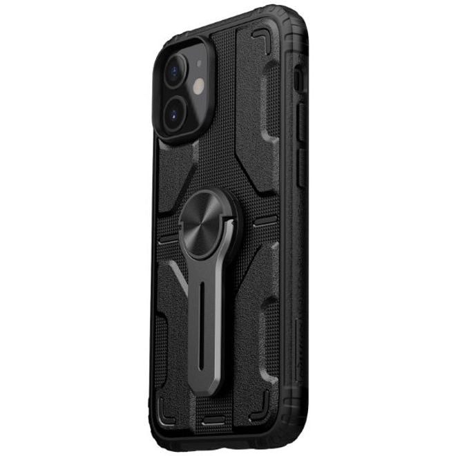 Nillkin - iPhone 12 mini Hülle - Hardcase mit Kickstand - Medley Series - schwarz