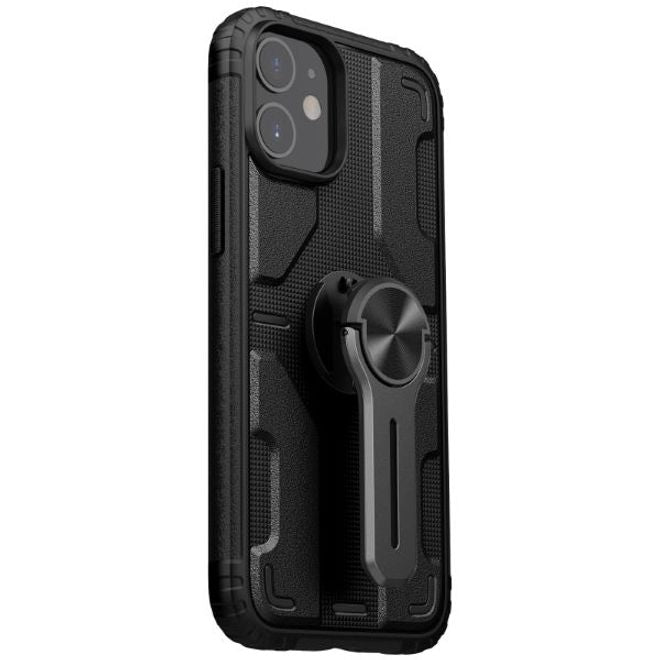 Nillkin - iPhone 12 mini Hülle - Hardcase mit Kickstand - Medley Series - schwarz