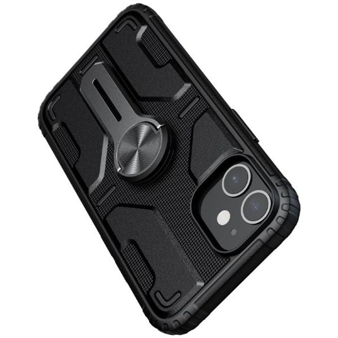 Nillkin - iPhone 12 mini Hülle - Hardcase mit Kickstand - Medley Series - schwarz