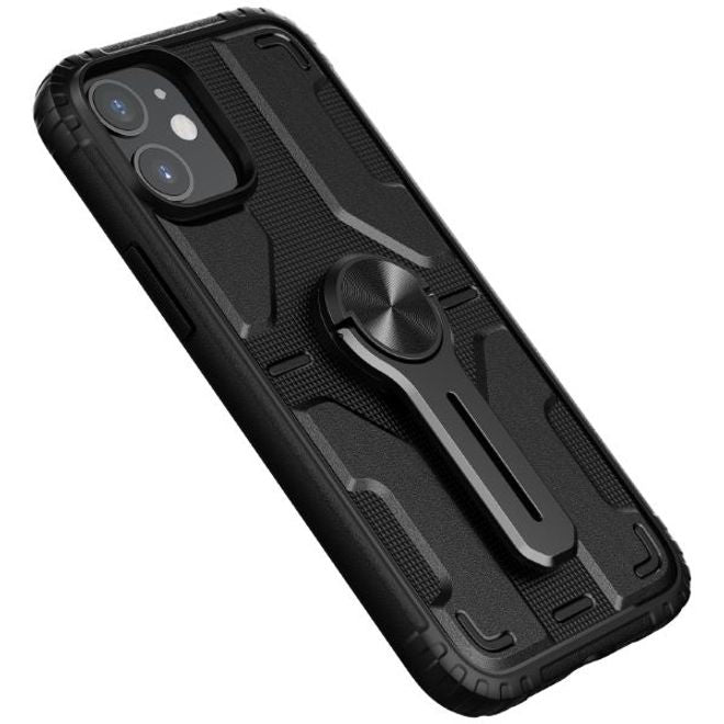 Nillkin - iPhone 12 mini Hülle - Hardcase mit Kickstand - Medley Series - schwarz